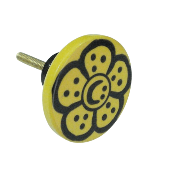 IRON & RESIN KNOB (COLOR)